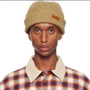 NWT Isabel Marant Briano Beanie Hat Taupe Tan